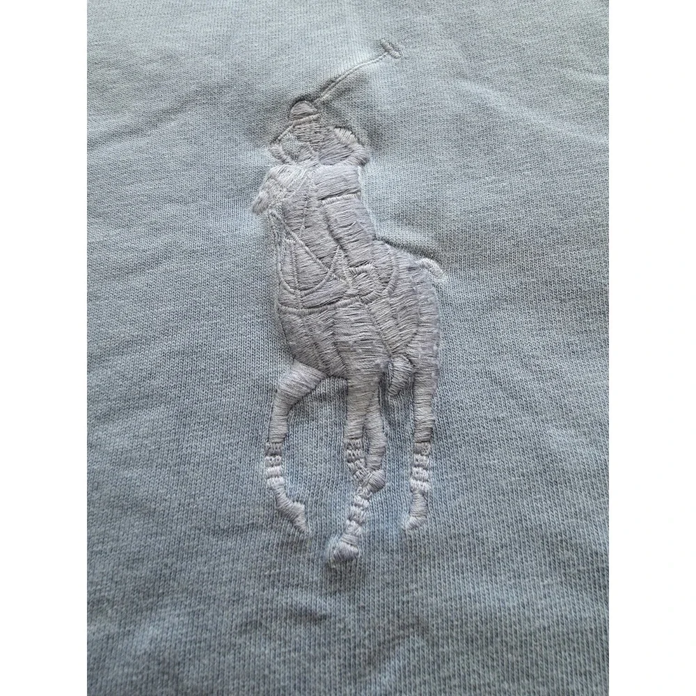 Polo Ralph Lauren Men's Heather Blue Crew Neck Big Pony T-Shirt Men's 4XB NWT